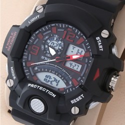 BWC B-1322 Duel Time System Watch